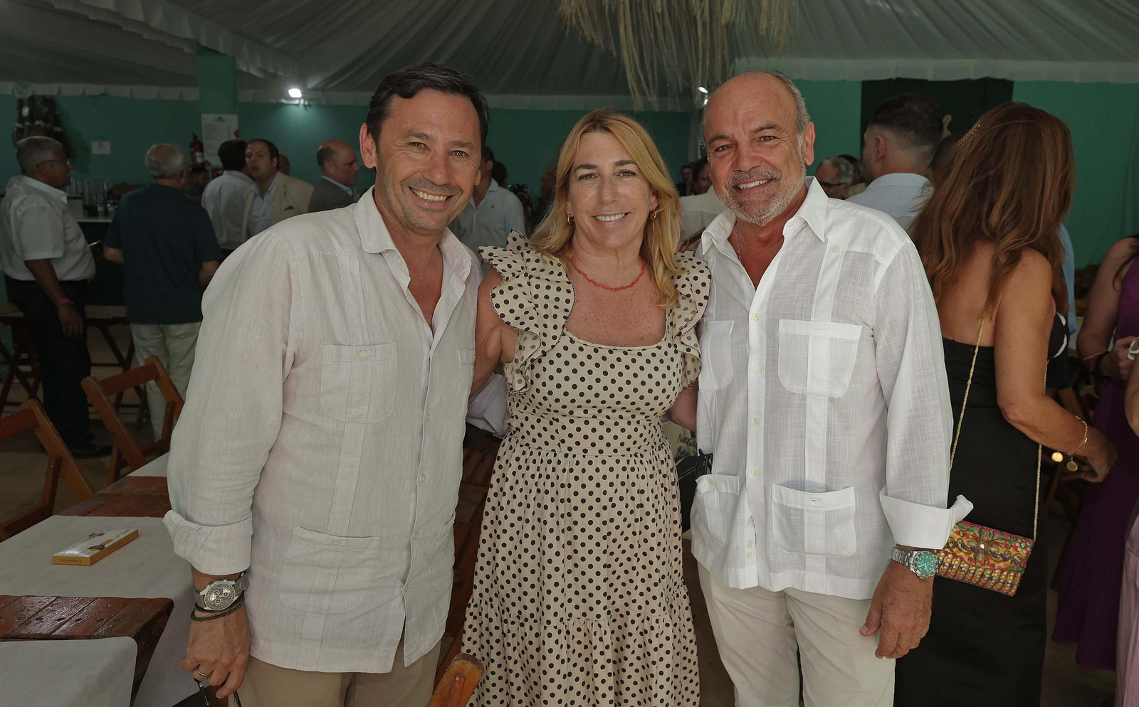 Fotos de la copa de autoridades en la caseta municipal de la Feria Real de Algeciras 2025