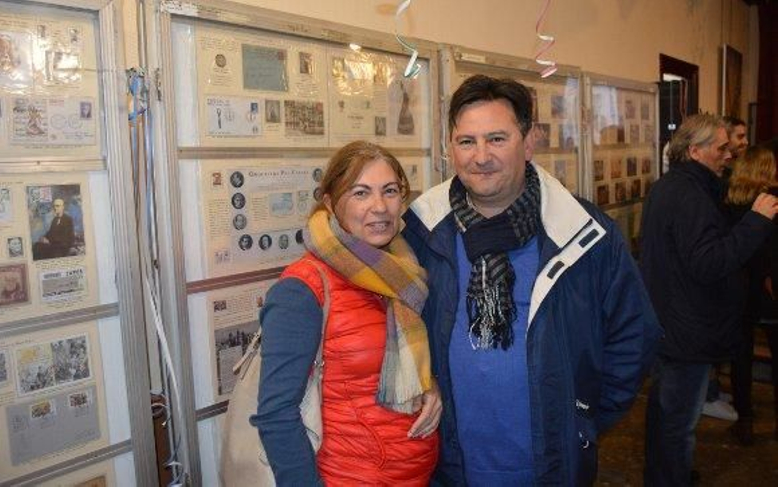 Paloma Fariñas con Nacho Gaztelu, estuvieron presentes en el acto.

Foto: Ignacio Casas de Ciria