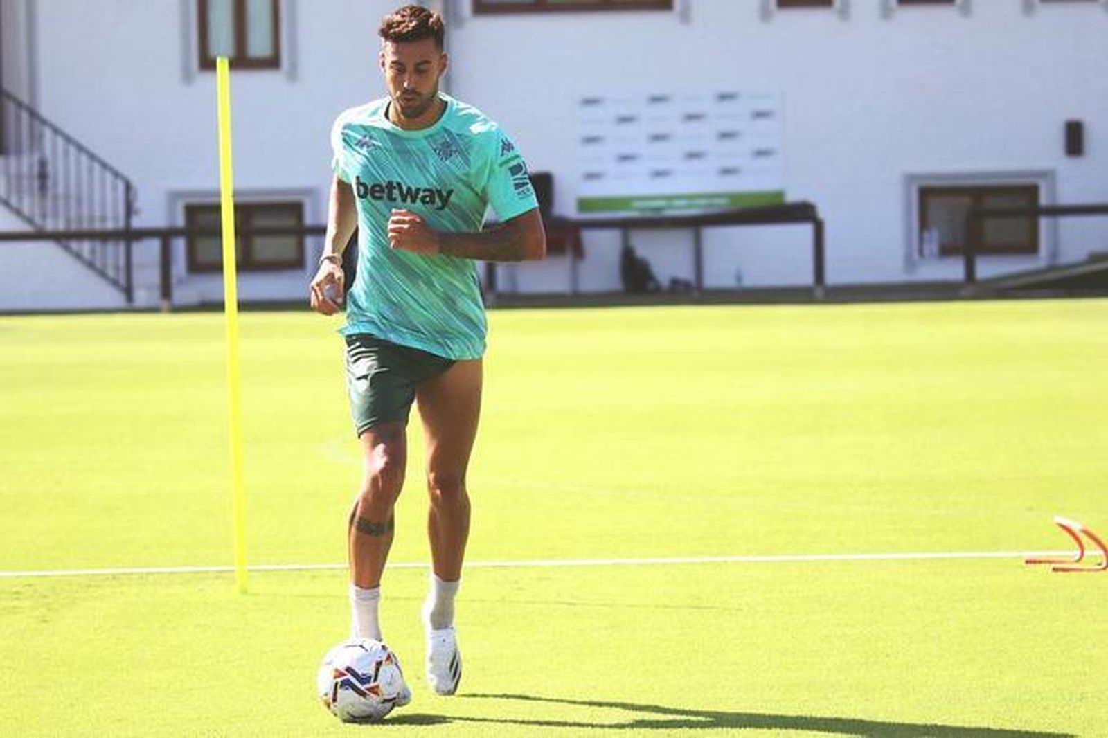 Camarasa, en un entrenamiento.