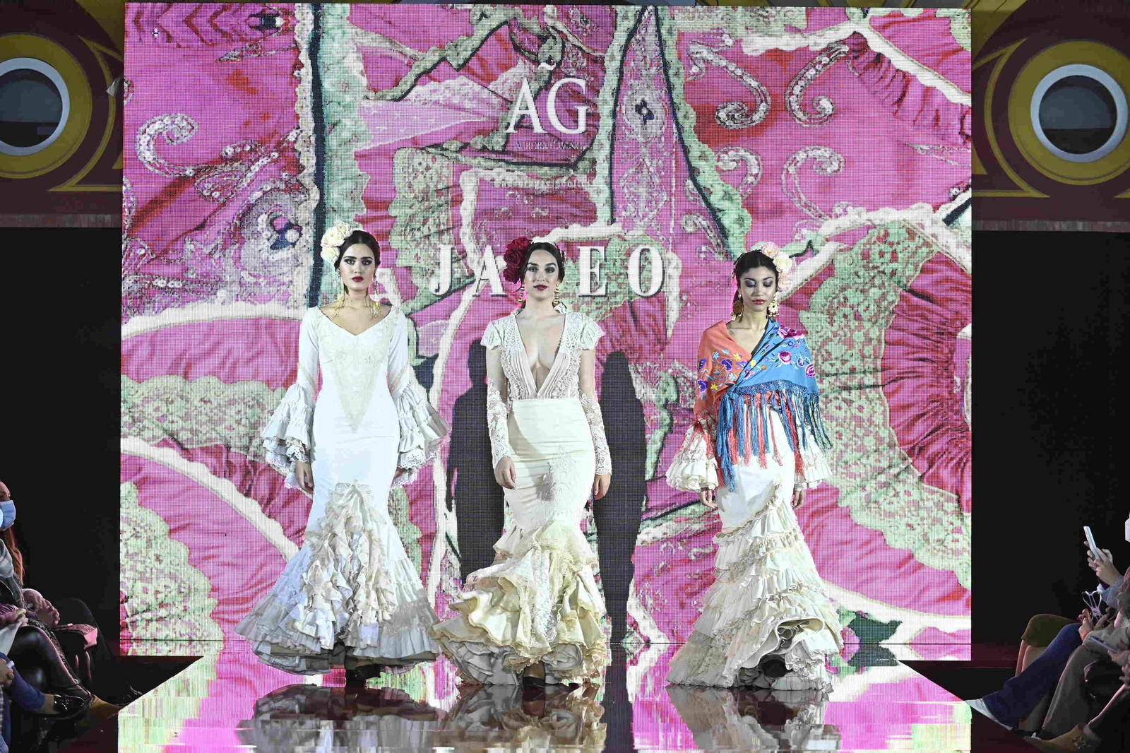 El desfile de Aurora Gaviño en Pasarela Huelva Flamenca 2022, todas las fotos