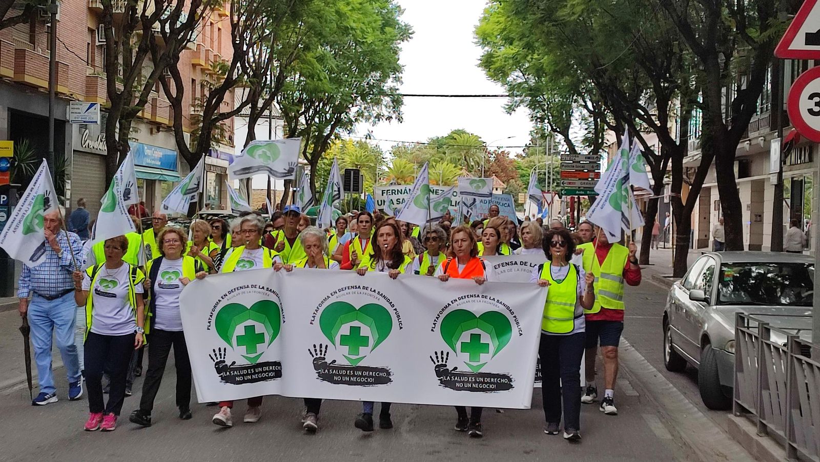 La marcha por la sanidad pública llega a Montilla