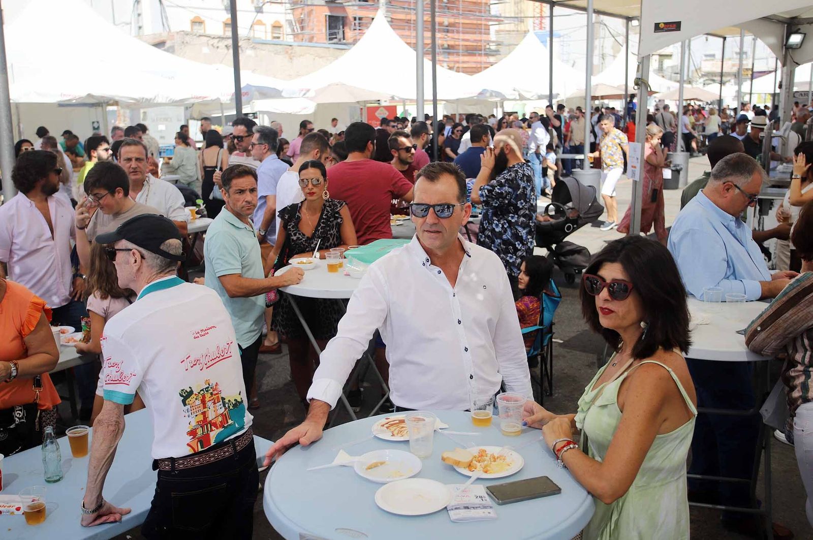 Imágenes del ambiente en la Feria de la Tapa de Huelva