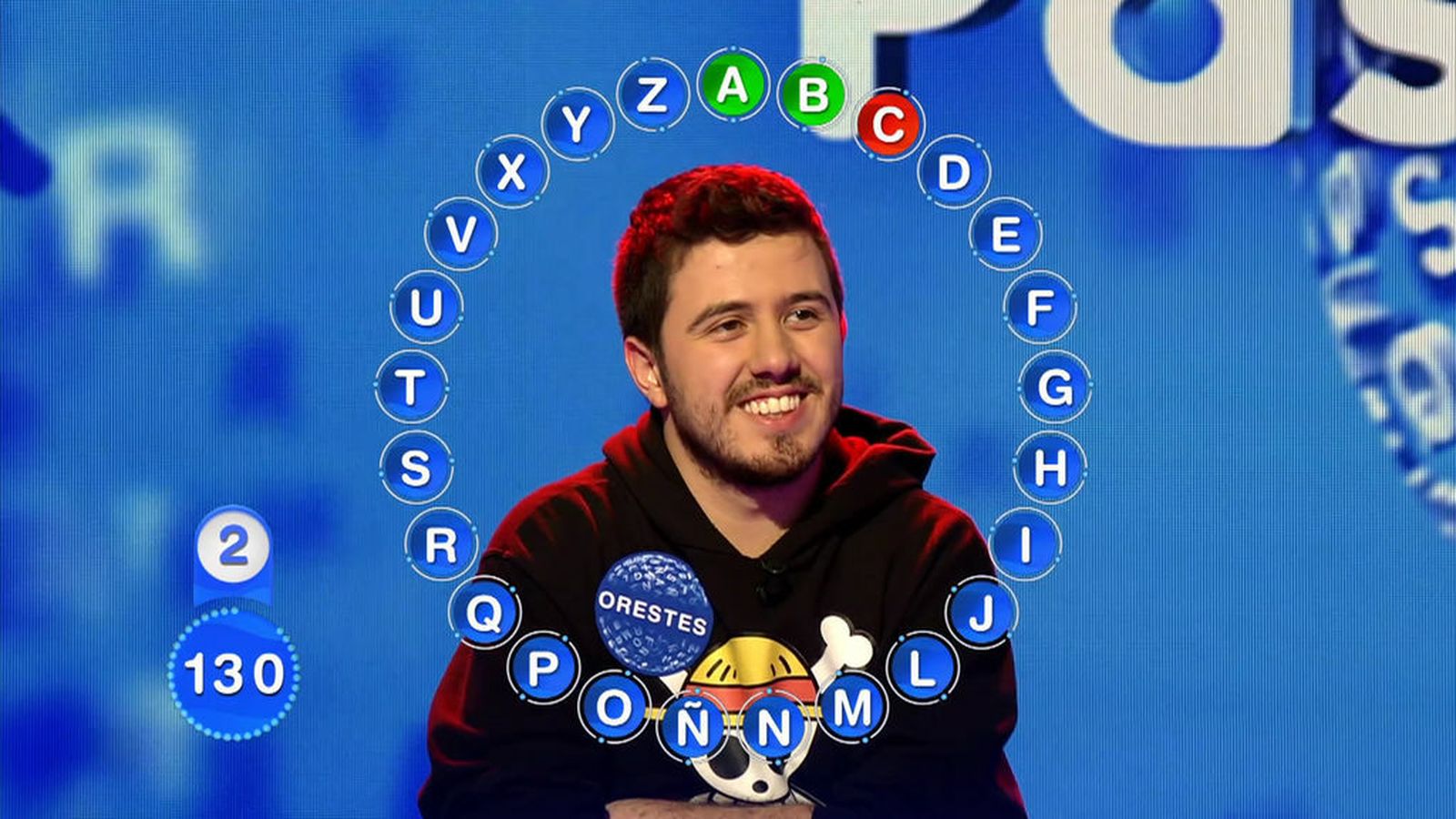Orestes, concursante de Pasapalabra