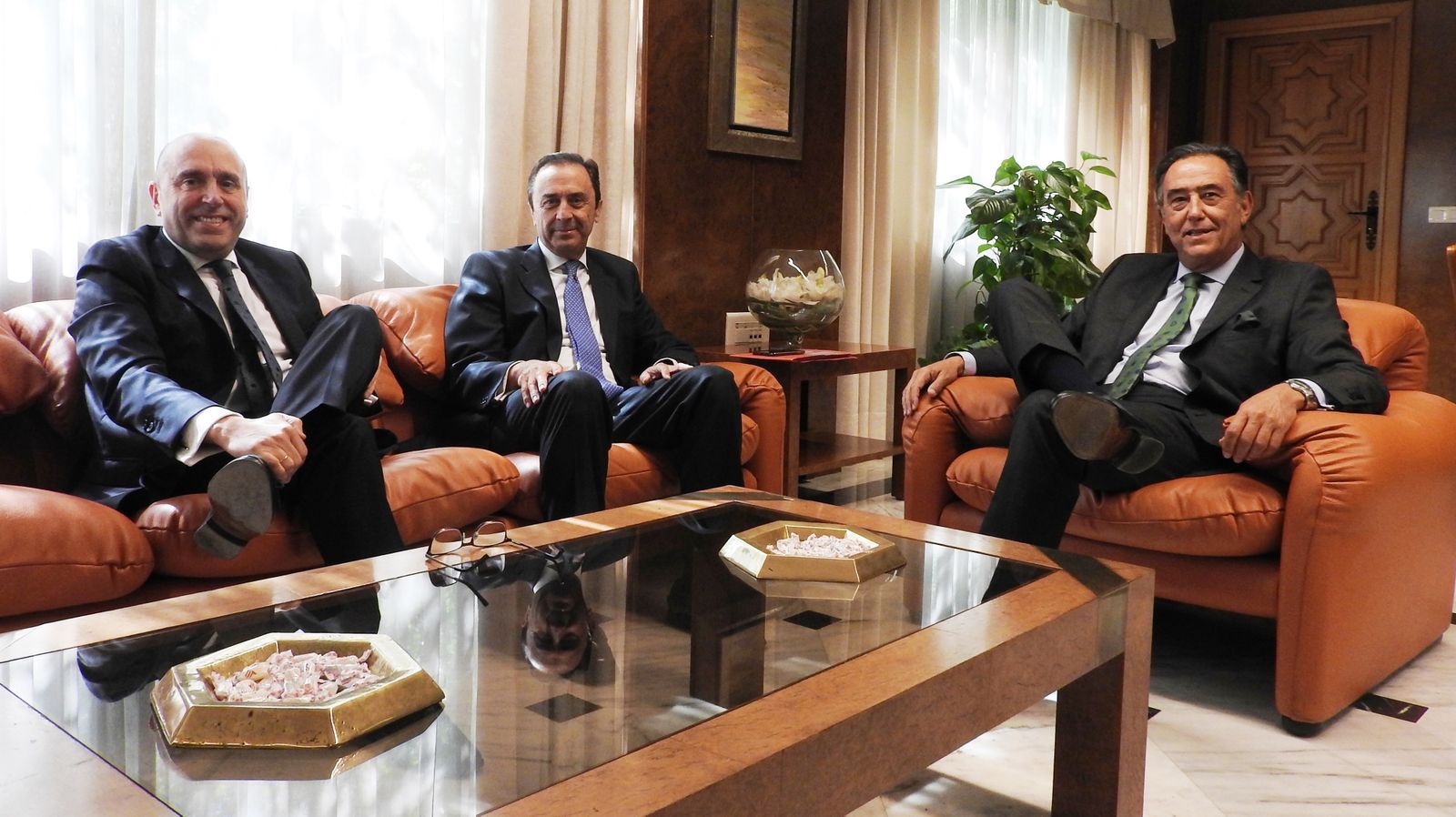 Joseba Barrena, Ricardo Delgado y Miguel Ángel Cabello