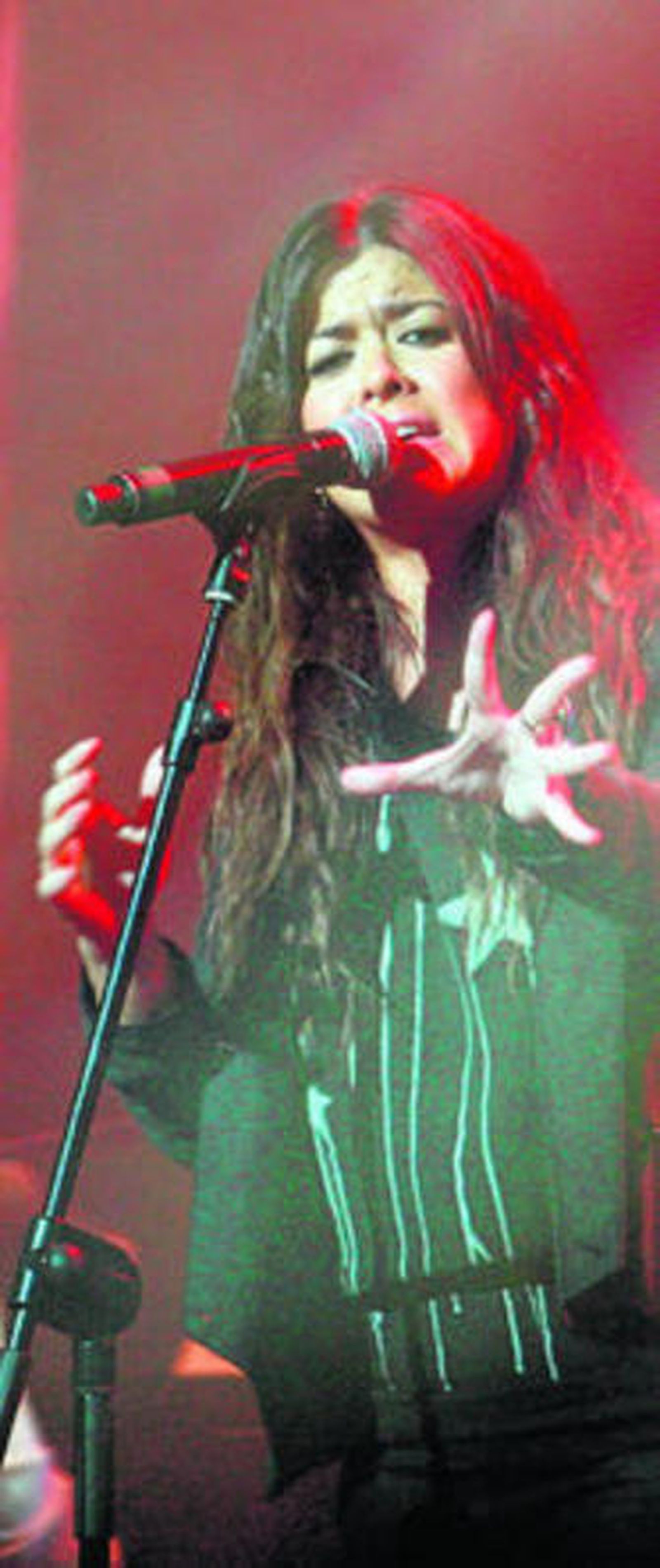 Vanesa Martín, en una de sus actuaciones.