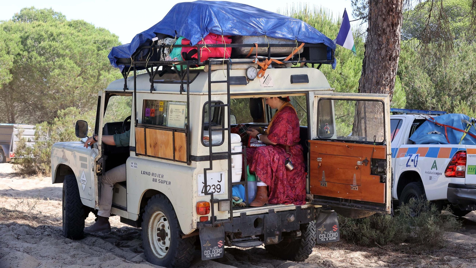 Jueves de camino de la Hdad de Jerez por el Coto Doñana