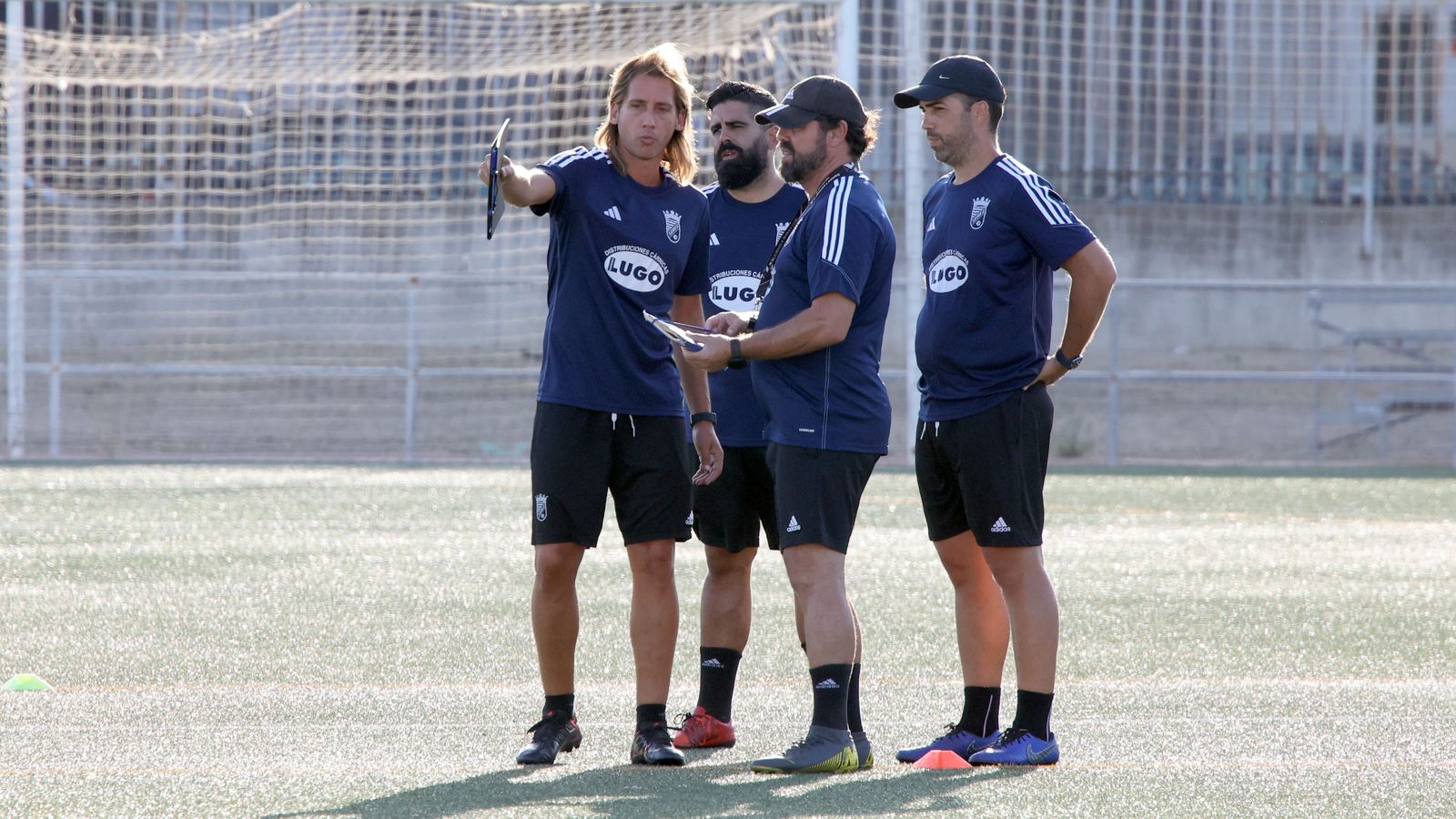Primer entrenamiento del Xerez CD en el campo de La Granja