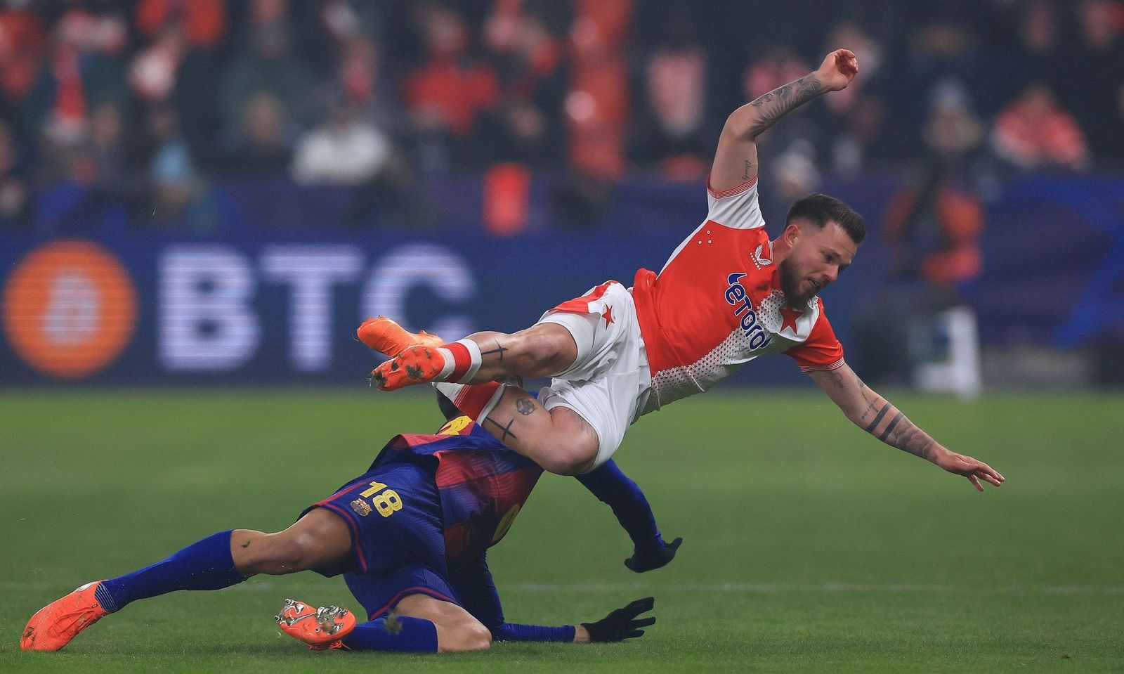 Las fotos del Slavia Praga-Barcelona