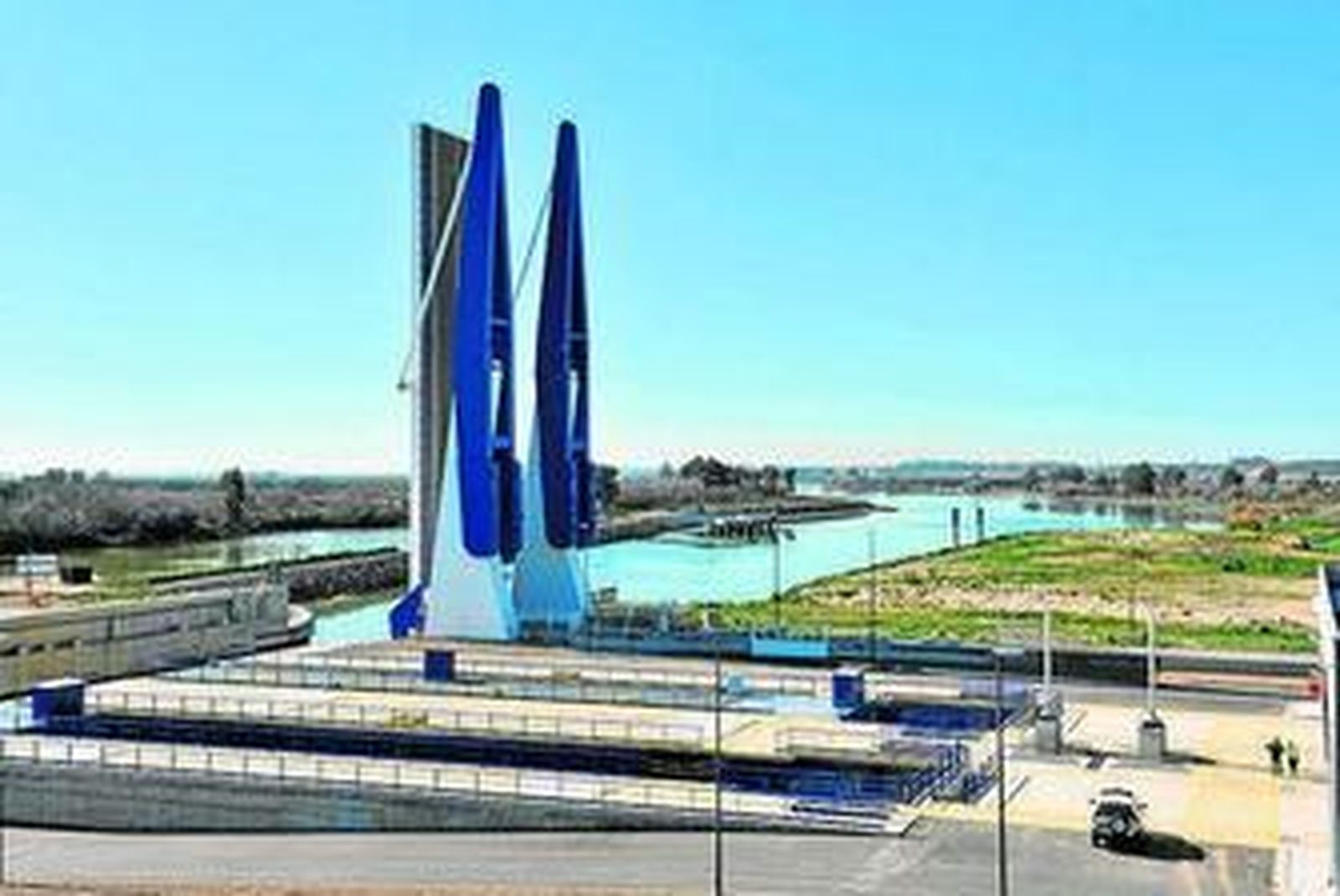 La nueva esclusa del Puerto, en una imagen de archivo.