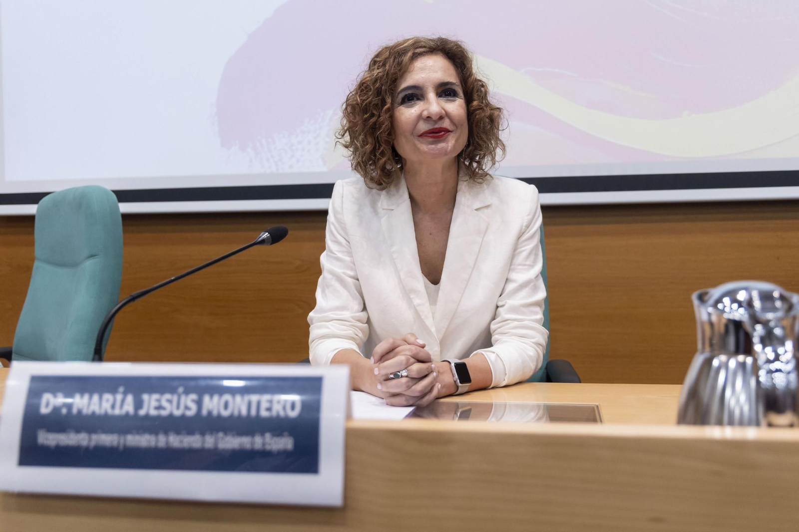 La vicepresidenta del Gobierno y ministra de Hacienda, María Jesús Montero.
