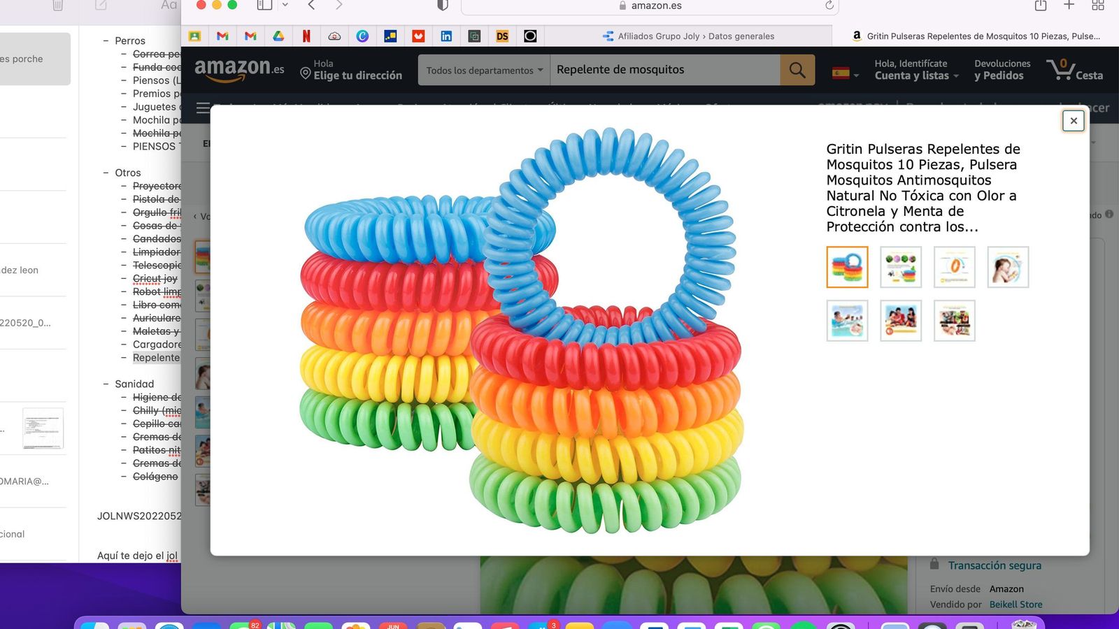 Pulseras Repelentes de Mosquitos