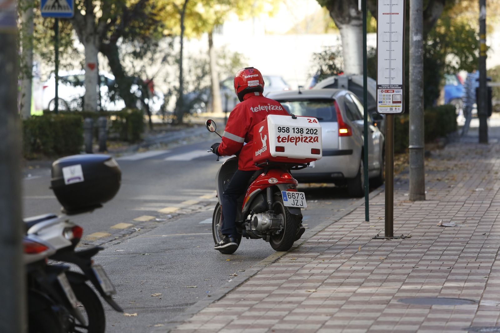 Empresas como Telepizza siempre han repartido a domicilio.