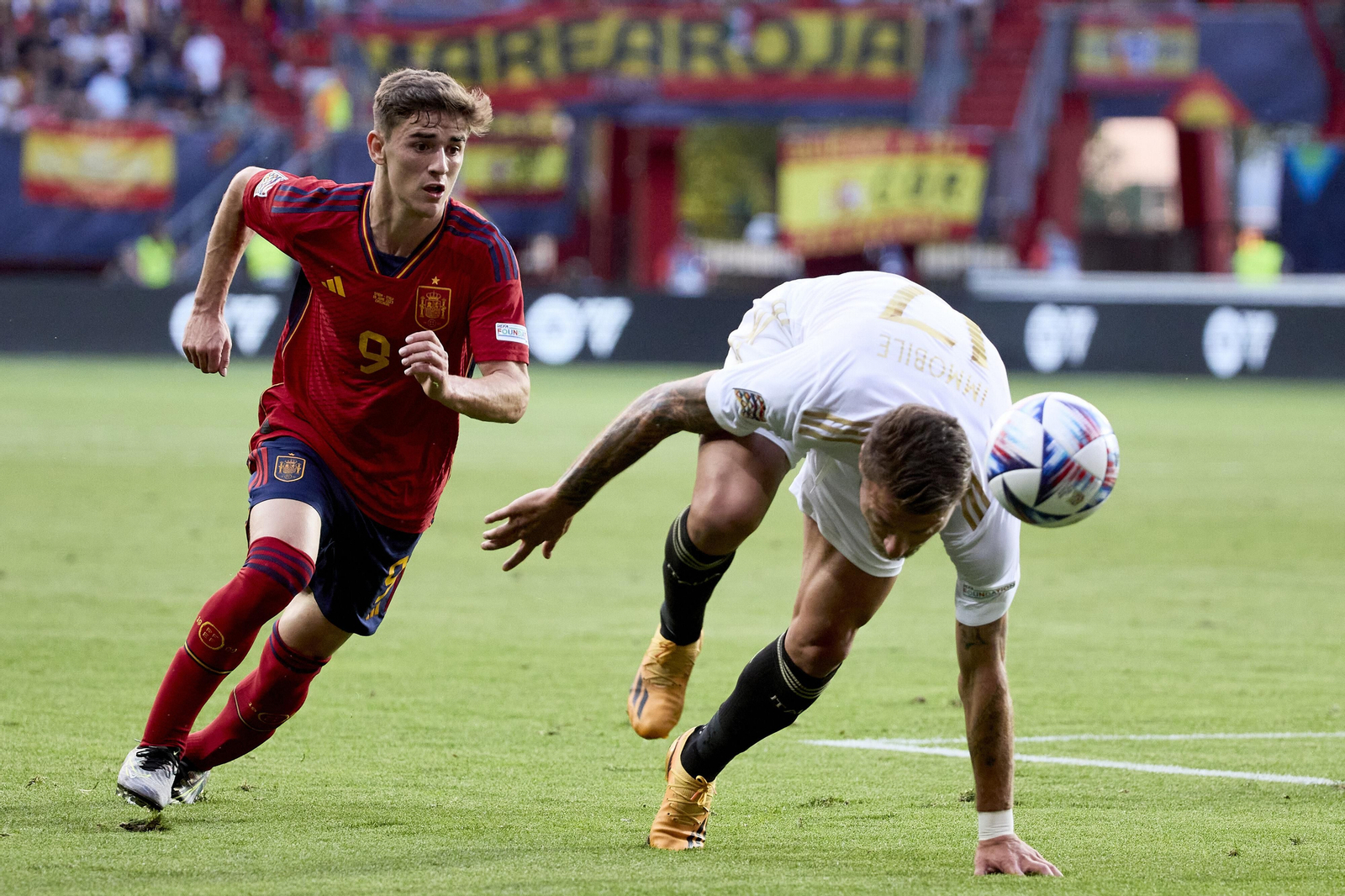 Las fotos del España - Italia