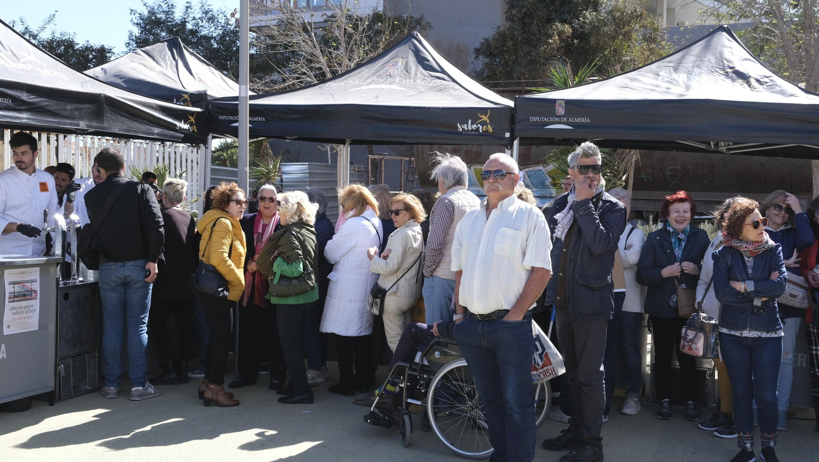Las mejores imágenes del octavo aniversario de la Mesa del Ferrocarril de Almería