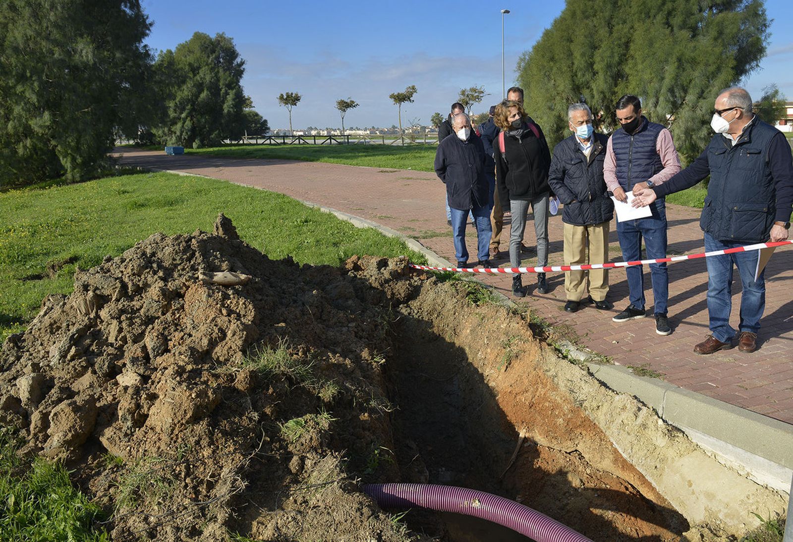 José Antonio Díaz, en la Laguna de Torrox