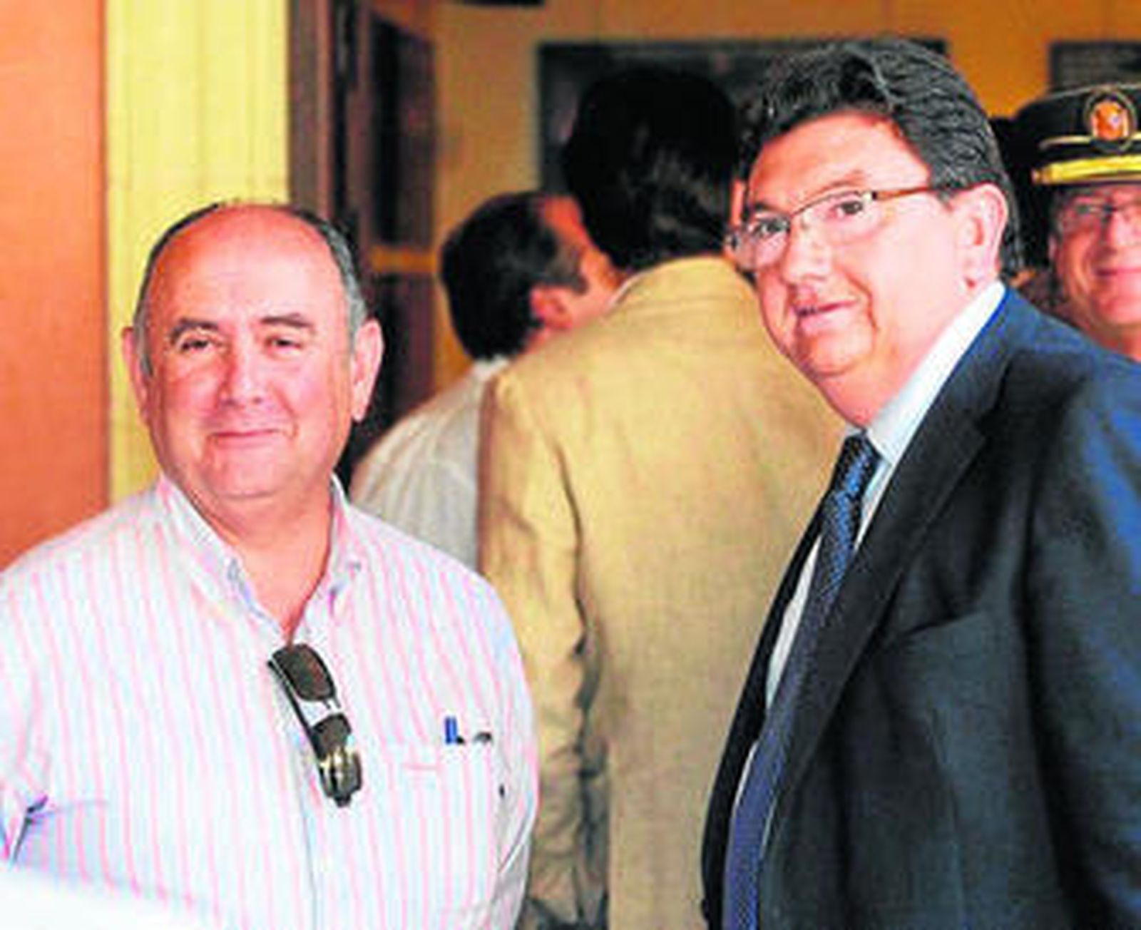 Jesús Corrales (izq.) y Lorenzo Sánchez, el pasado octubre.