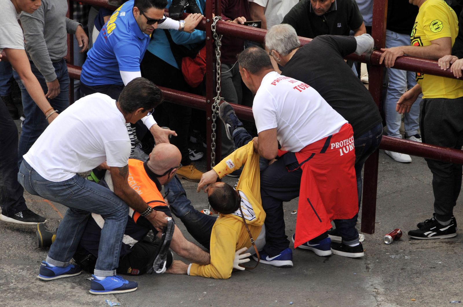 El herido grave fue evacuado pero no sobrevivió