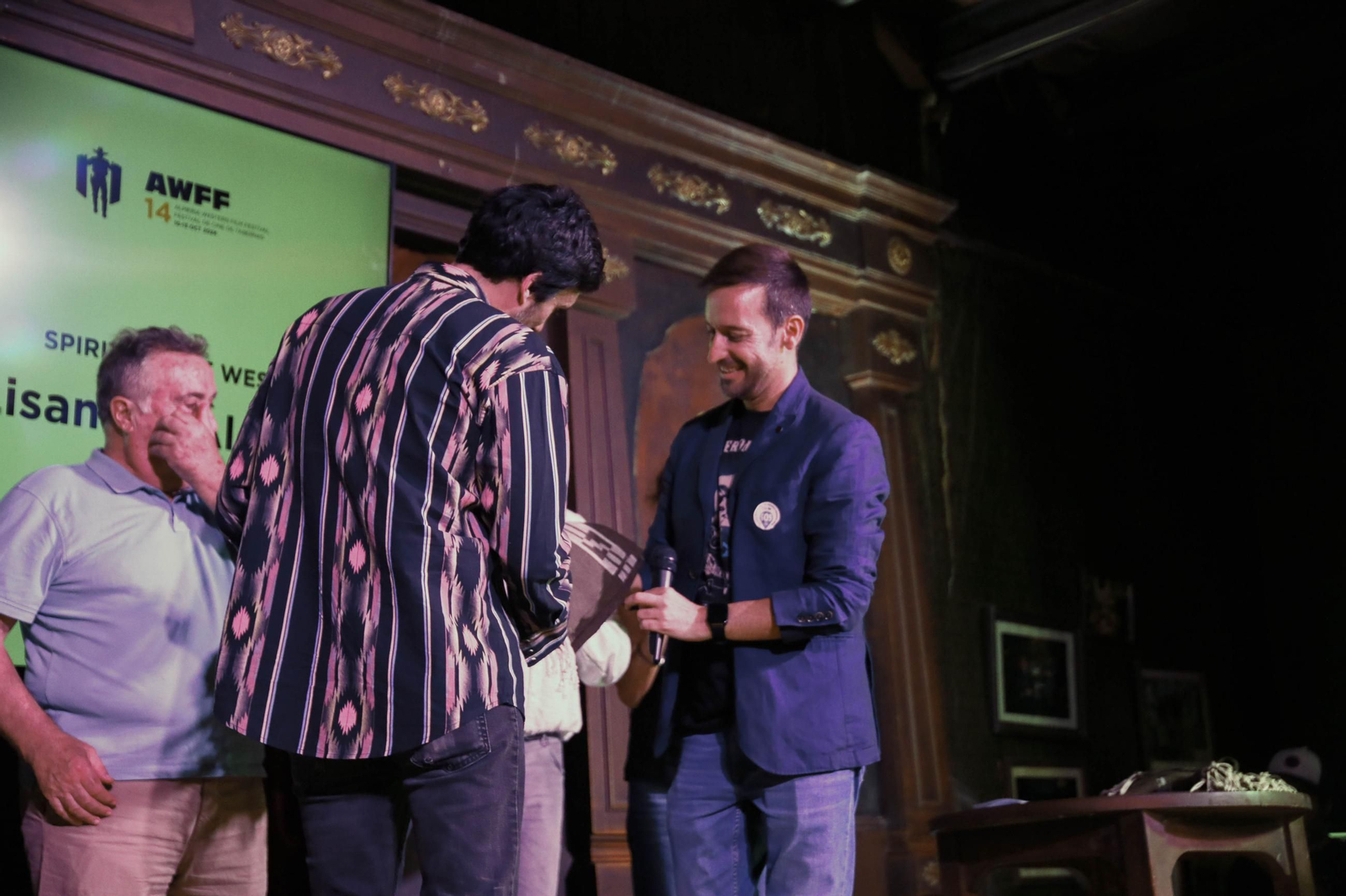 Entrega premio "Spirit of the West" al director Lisandro Alonso