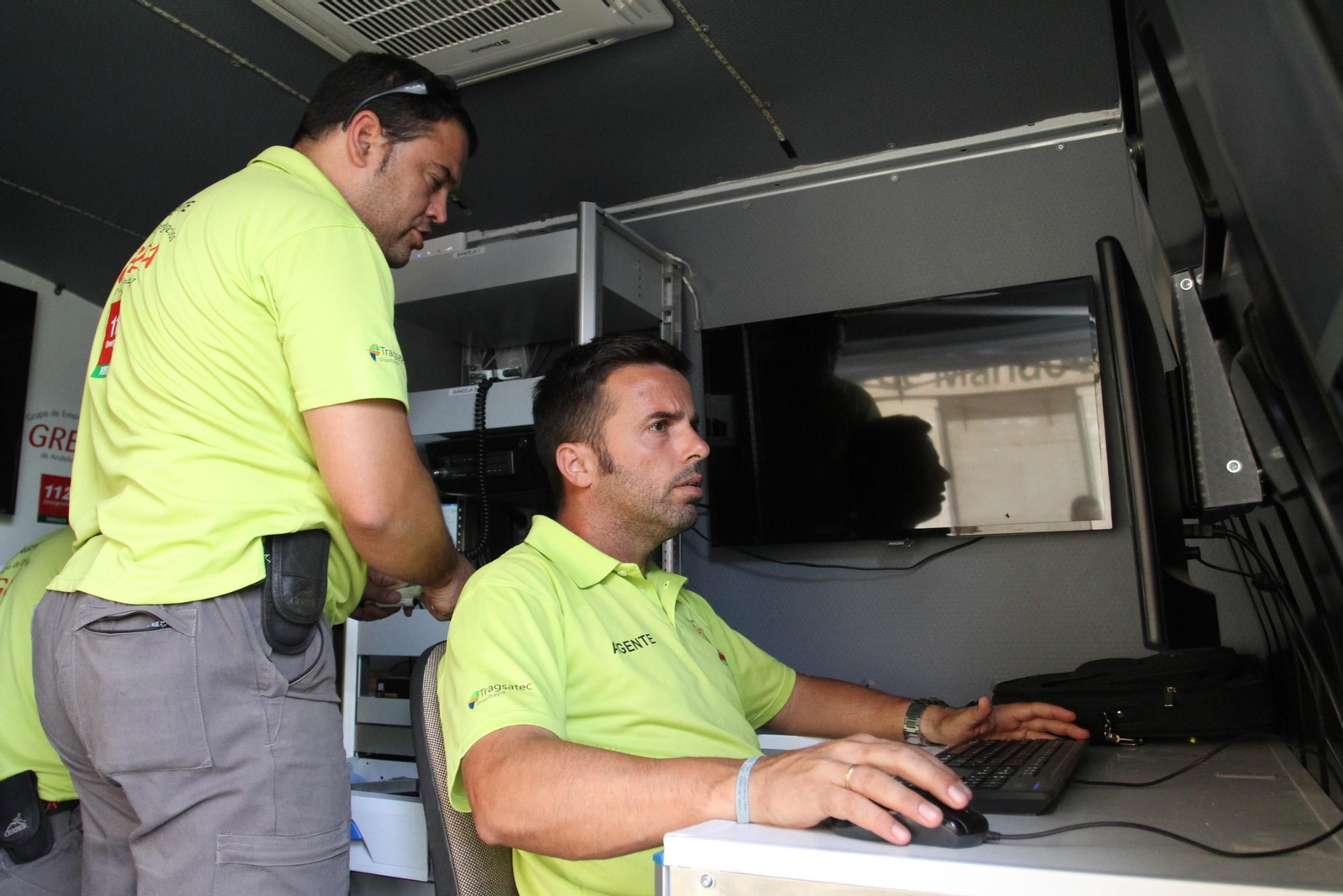 Las imágenes del incendio en Moguer y Mazagón