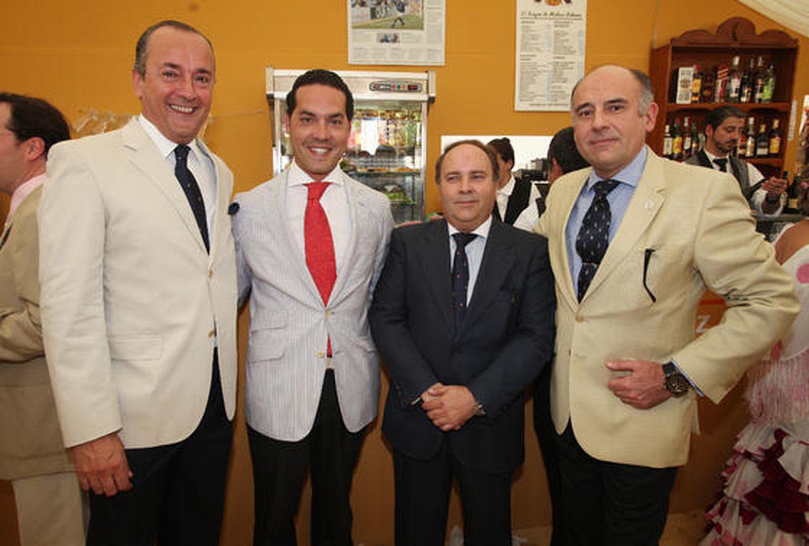 Jacobo Sierra, jefe nacional de ventas de Coviden; Miguel Salido, delegado comercial de la misma empresa; Jesús Tinoco, gerente de Lugopack; y Manuel Sánchez, de Unicaja

Foto: Vanesa Lobo