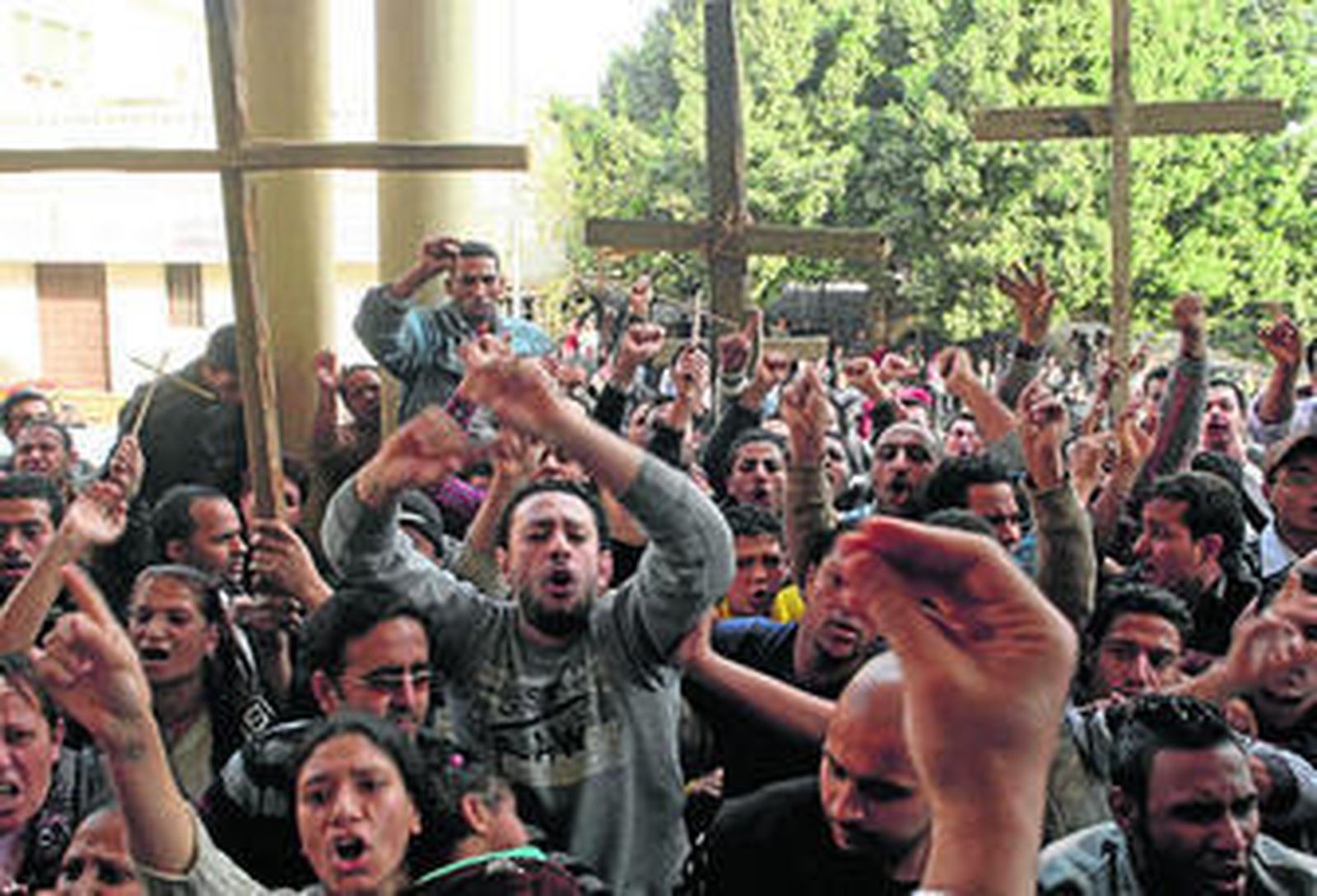 La ira de los cristianos en Egipto