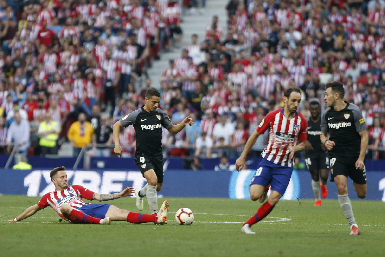 El Atlético de Madrid-Sevilla FC, en imágenes