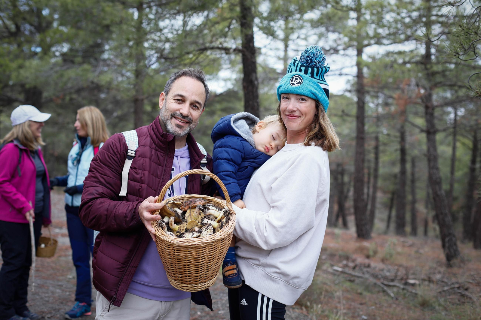 La ruta recolectora de setas en Abla por las XIX Jornadas Micológicas, en imágenes