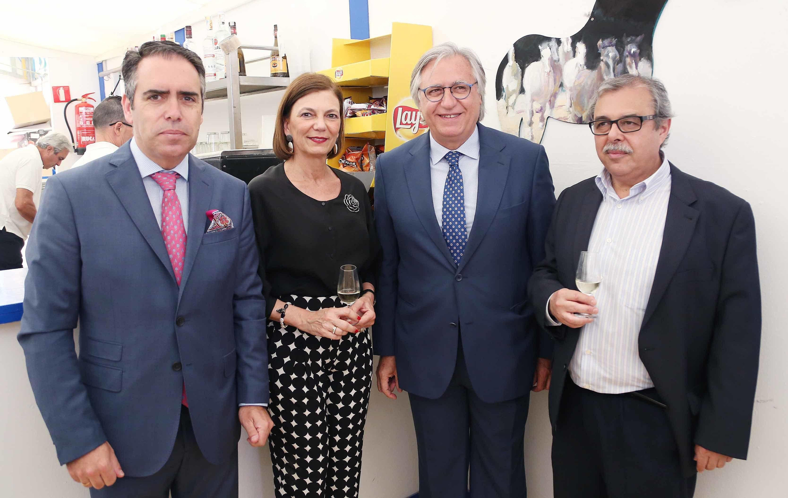 Rafael Navas, Carla Puerto, Francisco Camas y José Luis Fernández Orozco.