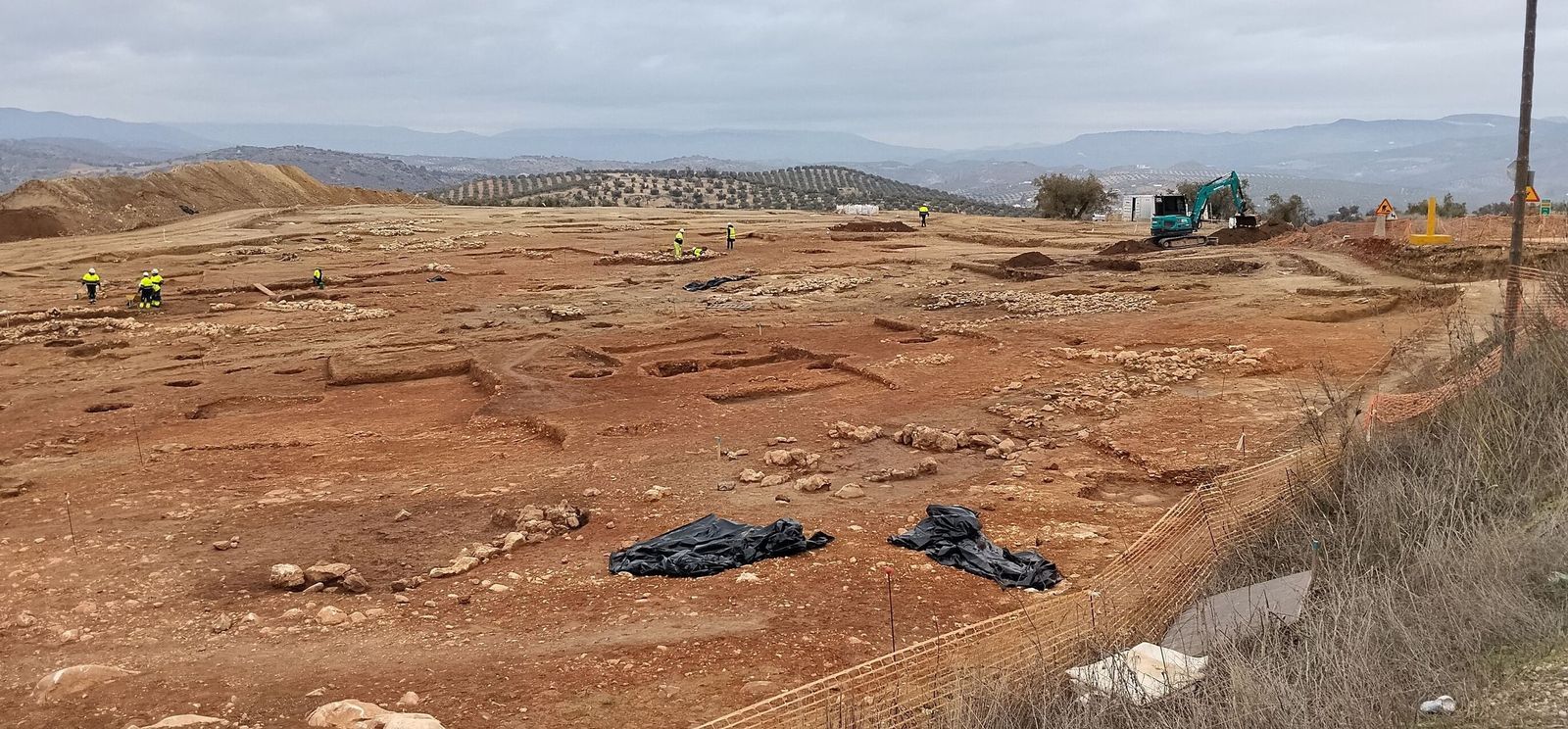 Obras en la Variante de Loja en el tramo de Riofrío