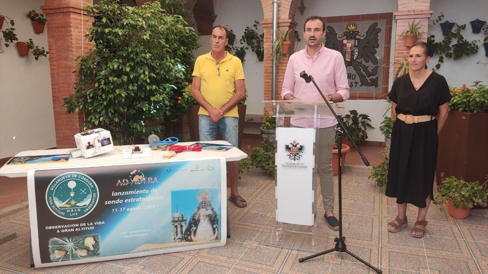 Presentación de la sonda estratosférica.