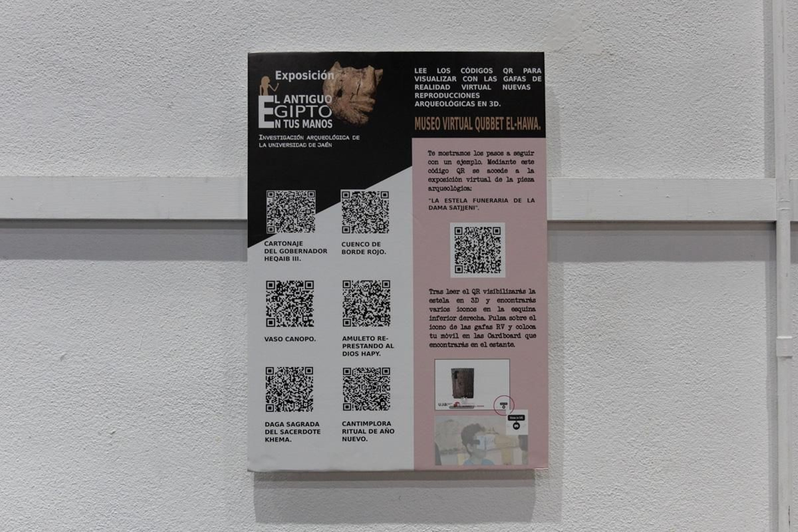 El trabajo arqueológico de la UJA en Egipto se muestra al público en esta exposición interactiva FOTOGALERIA