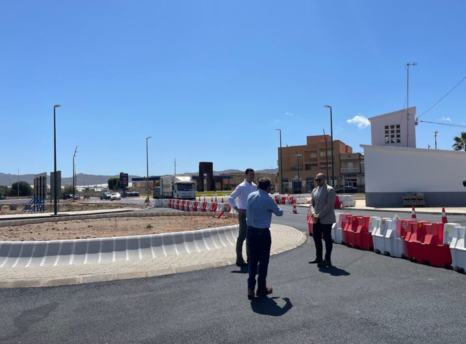 El alcalde y el concejal de Urbanismo, en la visita a las obras
