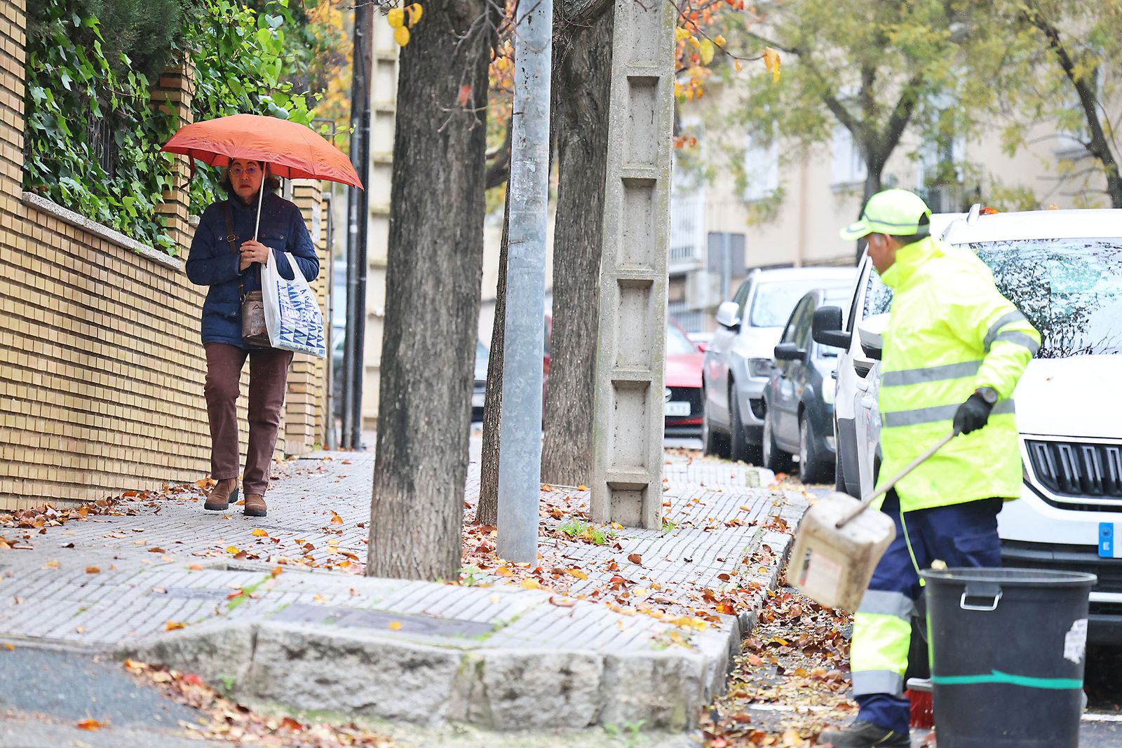 Lluvia y frío intenso en la mañana de miércoles
