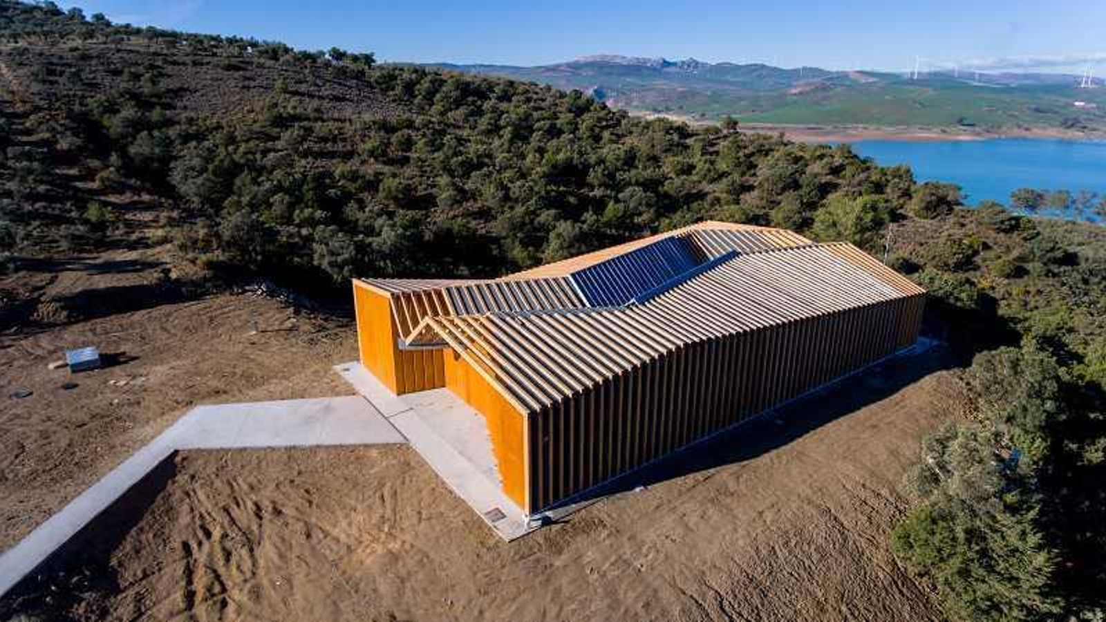 Estado del Centro de Recepción de Visitantes en enero de 2018.