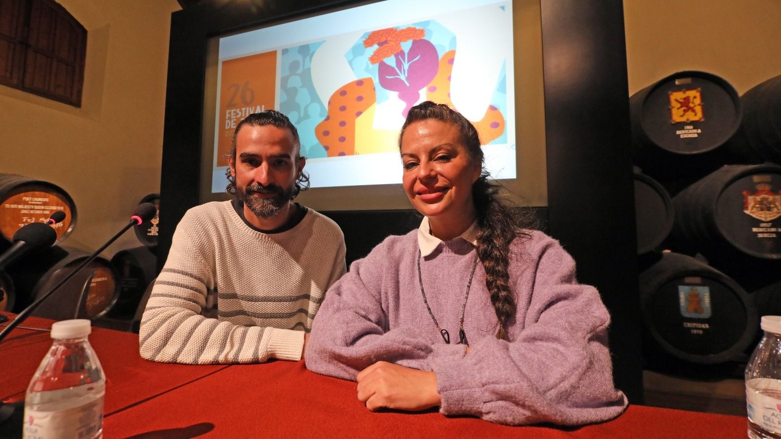 Mercedes de Córdoba y Juan Campallo, en San Ginés.