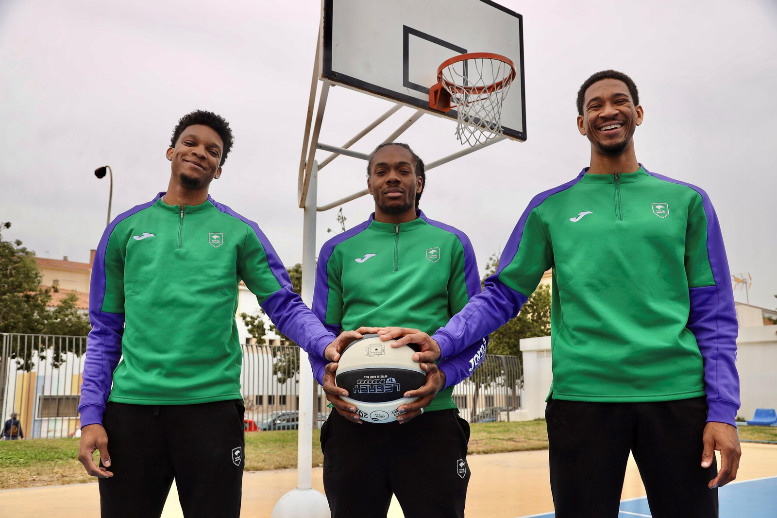 Kendrick Perry, Tyson Carter y Kameron Taylor, en el Parque del Oeste