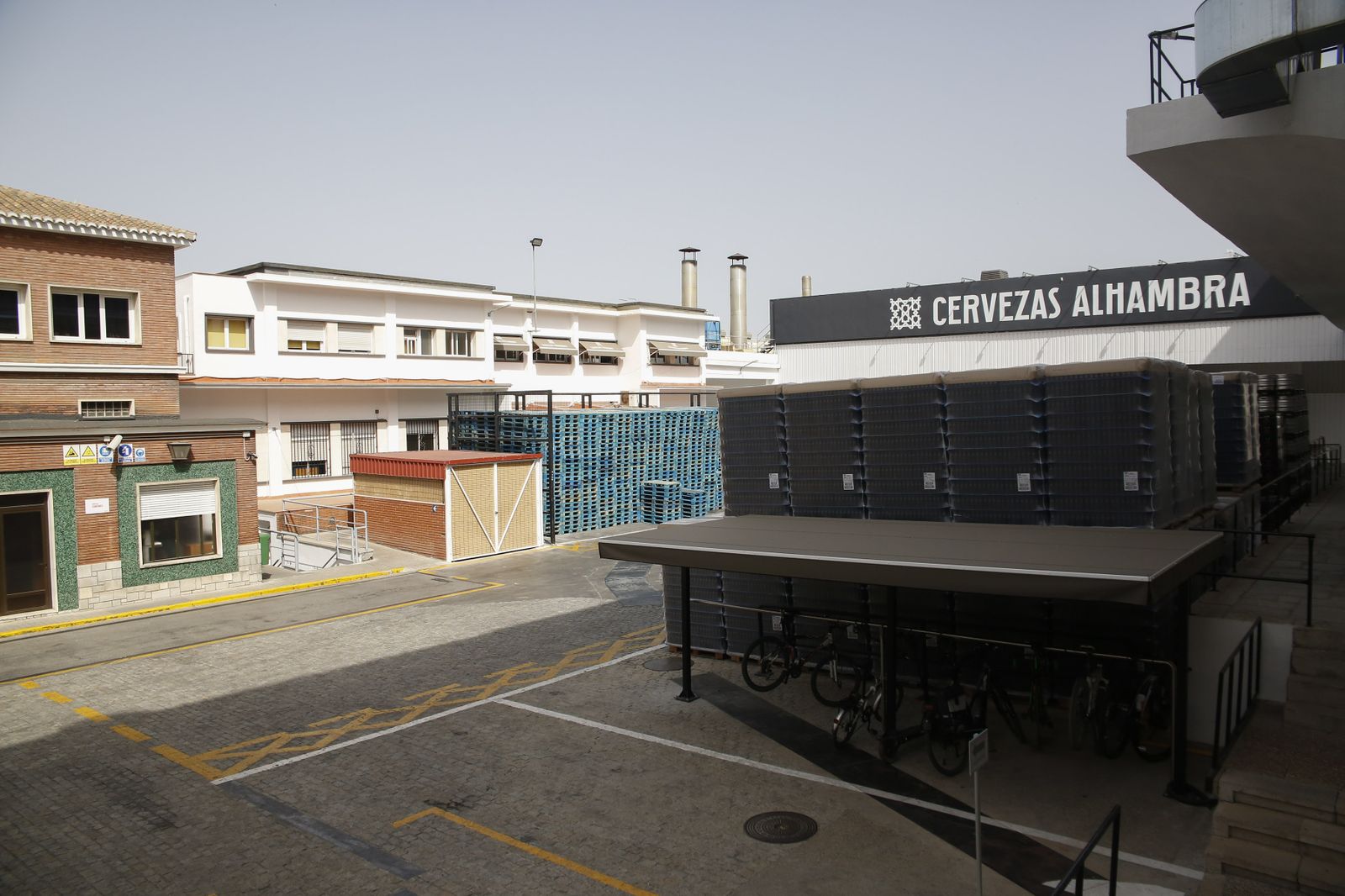 La planta de Cervezas Alhambra en Granada