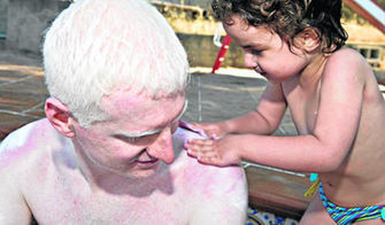 Pepe Solves con su hija.