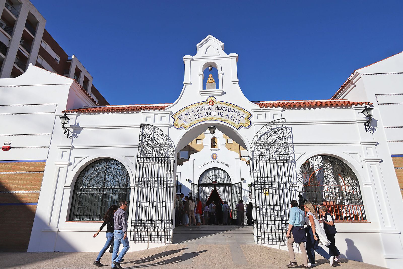 Imágenes del ambiente en las votaciones de la Hermandad del Rocío de Huelva