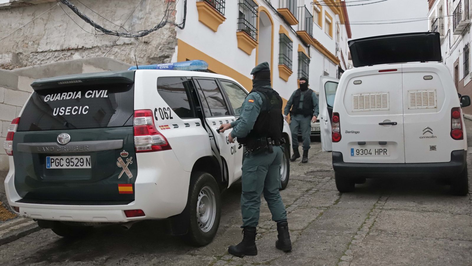 Imágenes de la operación antidroga en el Campo de Gibraltar