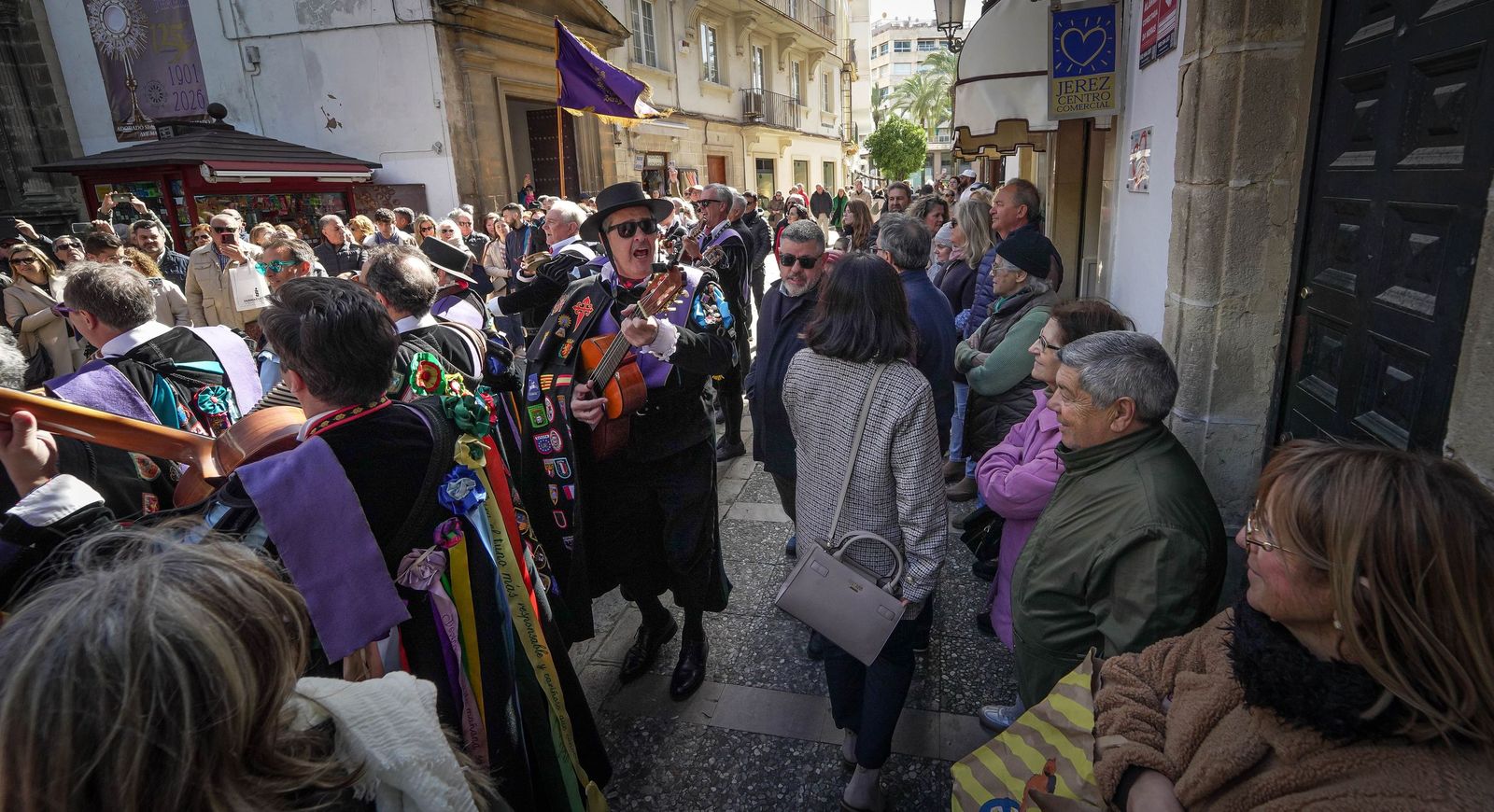 Las Tunas animan el centro de Jerez, en imágenes