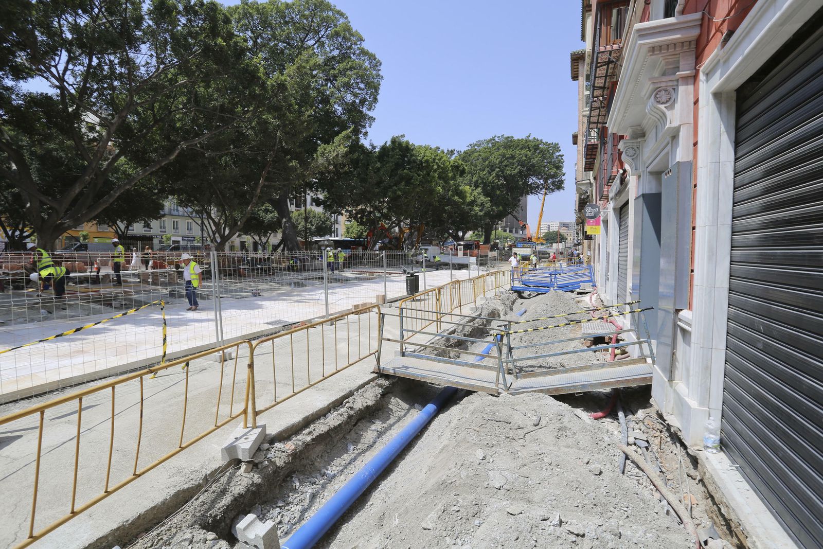 Las fotos de la reurbanización de la Alameda de Málaga