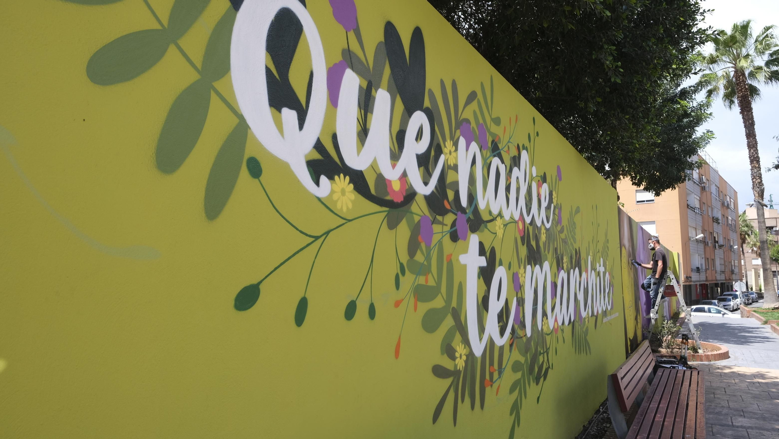 Moxaico, talento muralista almeriense