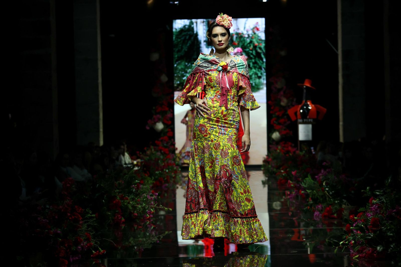 Desfile de Delia Flamenca Pol Núñez en la Pasarela Flamenca Tío Pepe Jerez 2024