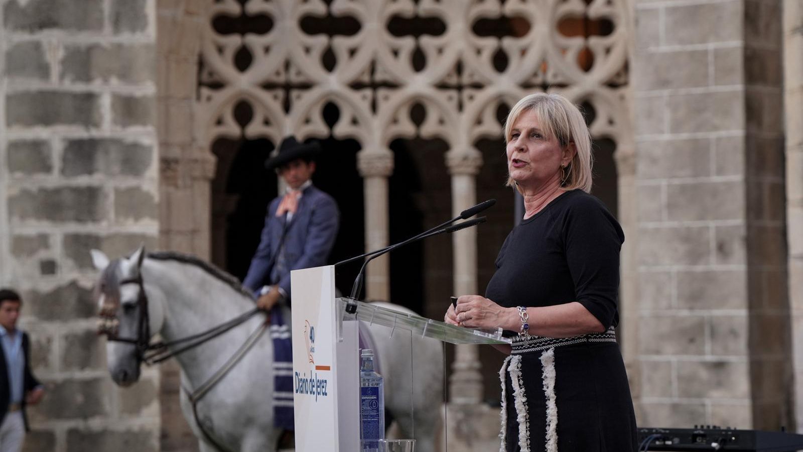 María José García-Pelayo, durante su intervención.