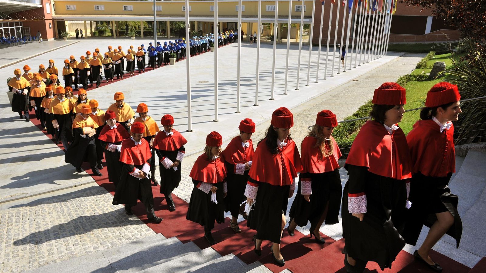 Inauguración de un curso académico en la Universidad Pablo de Olavide.