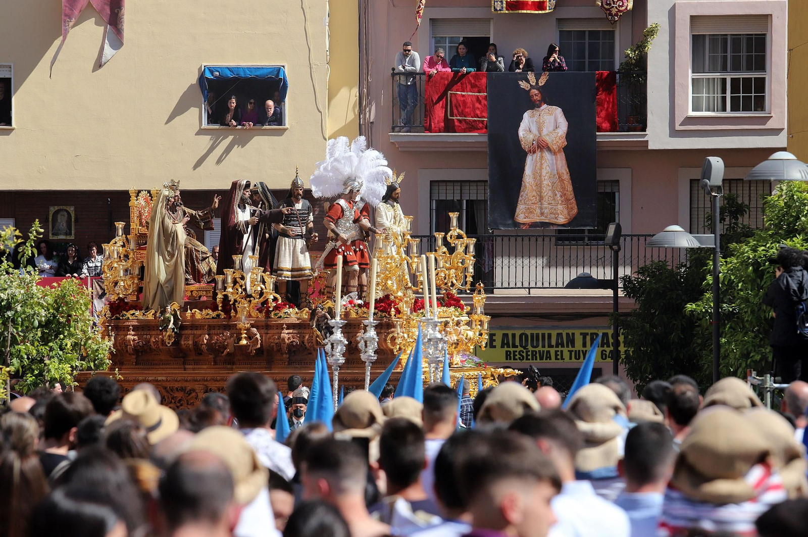 La Hermandad de La Victoria, el Miércoles Santo de 2022.