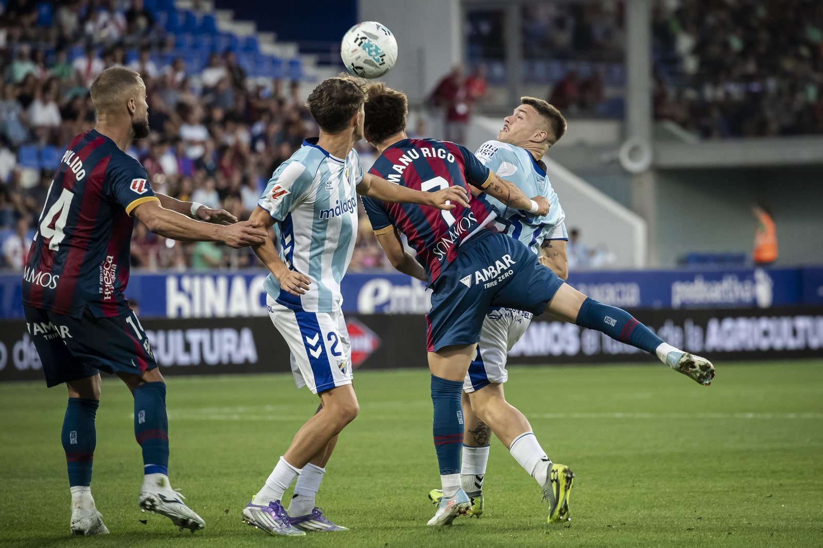 Las fotos del Huesca-Málaga CF