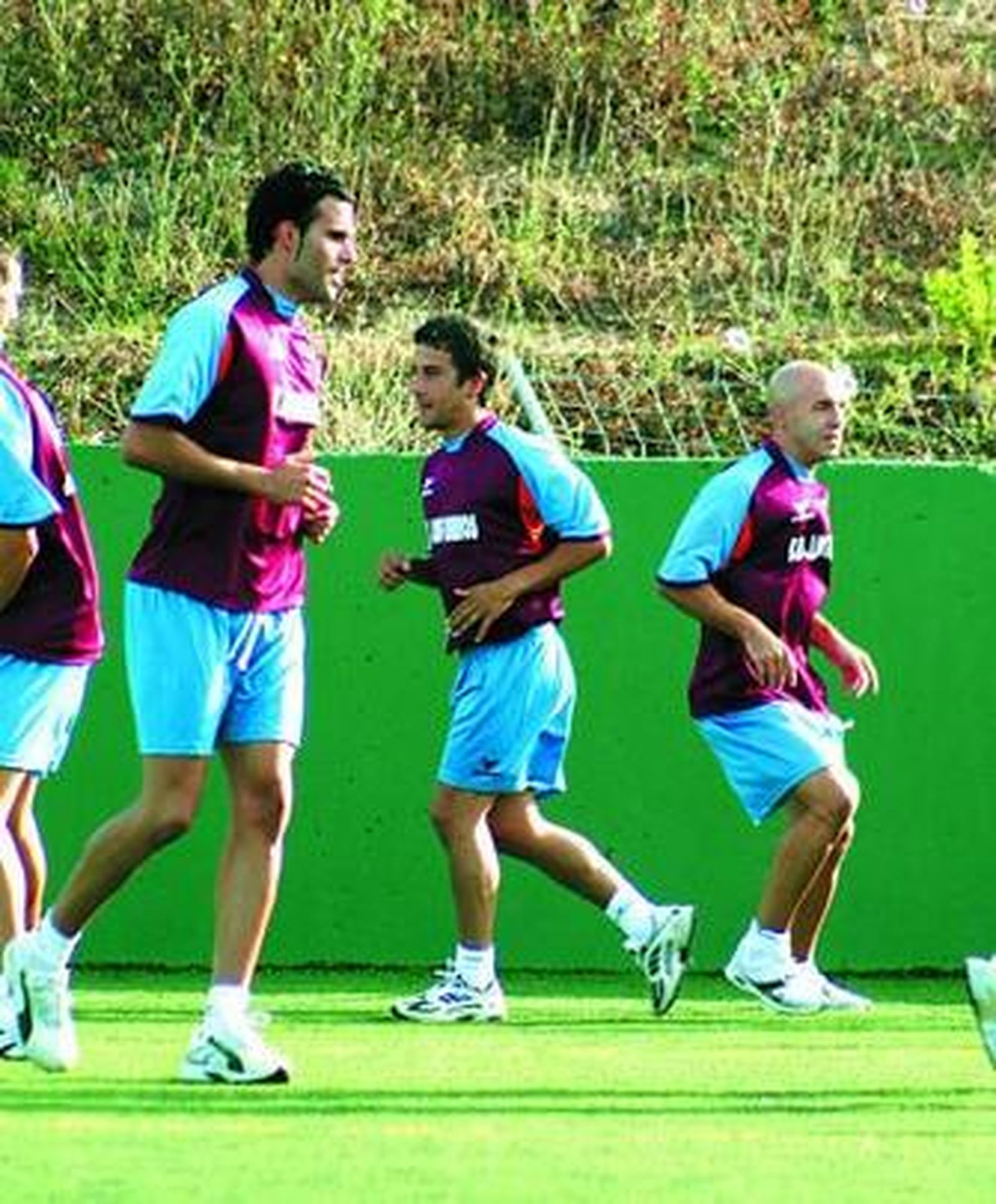 Un entrenamiento de la Unión esta pretemporada.