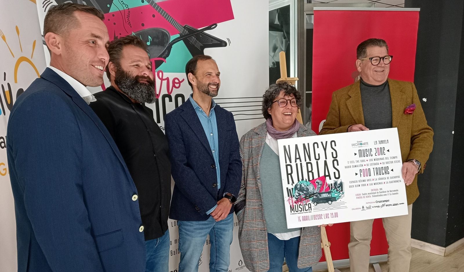 Un momento de la presentación pública de la cuarta edición de Gastromúsica en Sanlúcar